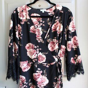 envision wrap dress size medium